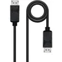 Nanocable Cable DisplayPort 1.2 CCS DP/M-DP/M Negro 0.5 m